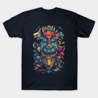 Zoomorphic Beasts - Wolverines T-Shirt